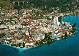 13592117 Montreux VD Vue Generale Aerienne Le Quartier Du Casino La Tour D’Ivore - Andere & Zonder Classificatie