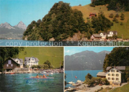 13591907 Treib Gasthaus Schwybogen Am Vierwaldstaettersee Kanufahren Alpen Treib - Andere & Zonder Classificatie