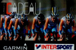 CARTE CADEAU...INTERSPORT.. CYCLISTES - Cadeaubonnen En Spaarkaarten