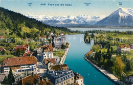 13584169 Thun BE Panorama Alpen Thun BE - Andere & Zonder Classificatie