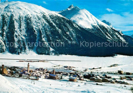 13574939 Samedan Gesamtansicht Mit Alpenpanorama Im Winter Samedan - Otros & Sin Clasificación