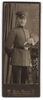 Fotografie Curt Born, Kamenz /Sachsen, Soldat Mit Portepee Am Bajonett In Uniform  - Anonymous Persons