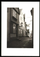 Fotografie Walter Wasssner, Lübeck, Ansicht Lübeck, Gasse In Der Altstadt  - Lugares