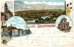 13566729 Solothurn Landhaus Aaree Eichtor Sankt Ursusturm Sankt Ursuskirche Solo - Andere & Zonder Classificatie
