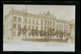 Foto-AK Wien, Handels-Akademie Am Karlsplatz  - Autres & Non Classés