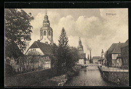 AK Ettlingen, Teilansicht Mit Brücke  - Ettlingen