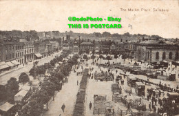 R354004 The Market Place. Salisbury. Valentines Series. 1923 - World