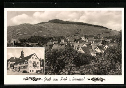 AK Korb I. Remstal, Gasthaus Zum Hirsch, Ortsansicht  - Other & Unclassified