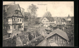 AK Waiblingen, Ortspartie Am Fluss  - Waiblingen