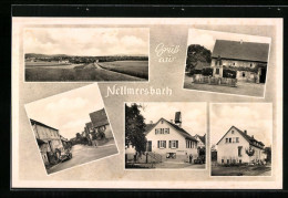 AK Nellmersbach, Rathaus, Denkmal, Strassenpartie, Panorama  - Other & Unclassified