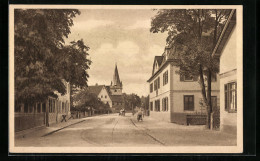 AK Neuses B. Cob., Strassenpartie Mit Blick Zur Kirche  - Other & Unclassified