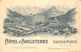 13559867 Davos Platz GR Hotel D Angleterre Davos Platz GR - Andere & Zonder Classificatie