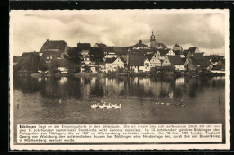 AK Böblingen, Ortsansicht Vom See Aus  - Böblingen