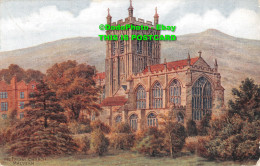 R354040 The Priory Church Malvern. J. Salmon. Water Colour Drawing By A. R. Quin - World