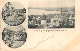 13558807 Zug ZG Stadt Mit Jugendfestbildern Von 1897 Zug ZG - Sonstige & Ohne Zuordnung