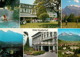 13532157 Bad Ragaz Hotel Quellenhof Swimming Pool Golfplatz Alpen Bad Ragaz - Andere & Zonder Classificatie