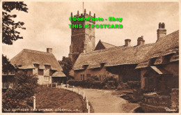 R354355 Old Cottage And Church Godshill I. W. J. Arthur Dixon. A Monochrome Phot - World