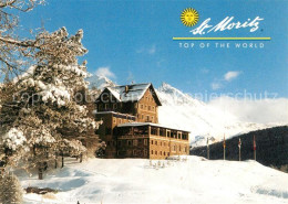 13518897 St Moritz GR Hotel Waldhaus Am See Winterpanorama Alpen St Moritz GR - Andere & Zonder Classificatie