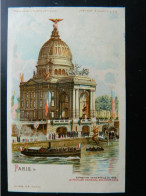 PARIS             EXPOSITION UNIVERSELLE DE 1900       CARTE TRANSPARENTE METEOR      PAVILLON NATIONAL DES ETATS UNIS - Tentoonstellingen