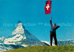 13479029 Matterhorn VS Mit Fahnenschwinger Matterhorn VS - Andere & Zonder Classificatie
