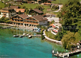 13365427 Spiez BE Strandhotel Seeblick Am Faulensee Fliegeraufnahme Spiez BE - Autres & Non Classés