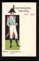 Künstler-AK Officier De Grenadiers 1803  - Otros & Sin Clasificación