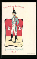 Künstler-AK Grenadiers Adjudant 1803  - Andere & Zonder Classificatie