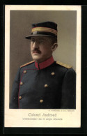 Künstler-AK Schweizer Heerführer, Colonel Audéoud  - Guerre 1914-18