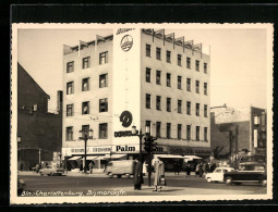 AK Berlin-Charlottenburg, Bismarckstrasse Mit Geschäftshaus, Palm  - Charlottenburg