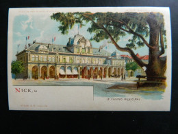 NICE              CARTE TRANSPARENTE METEOR                      LE CASINO MUNICIPAL - Other & Unclassified