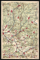 AK Eisfeld, Landkarte, WONA-Karte  - Mapas