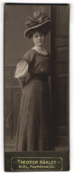 Fotografie Theodor Kähler, Kiel, Fleethörn 41 /43, Junge Dame Hedwig Maury Mit 18 Jahren, 1909  - Personas Anónimos