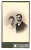 Fotografie Ludw. Schmidt, Friedberg I. Hessen, Herr P. Panzer Mit Seiner Frau  - Anonymous Persons