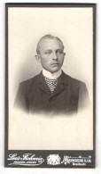 Fotografie Louis Frohwein, Mannheim, Junger Mann Theo Lüdke, 1907  - Personas Anónimos