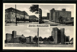 AK Berlin-Siemensstadt, Verwaltungsgebäude, Wernerwerk Siemensdamm, Schaltwerk  - Spandau