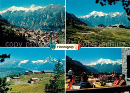 13340777 Graechen VS Hannigalp Bergrestaurant Fernsicht Alpenpanorama Graechen V - Autres & Non Classés