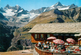 13340739 Zermatt VS Bergrestaurant Sunnegga Gebirgspanorama Walliser Alpen Zerma - Autres & Non Classés