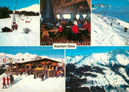 13340327 Glaris Davos Bergrestaurant Jatzmeder Sessellift Mit Rinerhorn Skilift  - Other & Unclassified