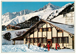 13328509 Sedrun Winterpanorama Skihuette Sedrun - Other & Unclassified