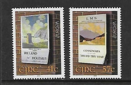 IRLANDE 2003 TRAINS-AFFICHE DES CHEMINS DE FER-EUROPA  YVERT N°1504/1505 NEUF MNH** - Eisenbahnen