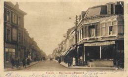 59 Nord - CPA - DENAIN - Rue Lazare Bernard - Spécialités Julien Damos - Aux Produits D'Espagne - 1931 - Denain