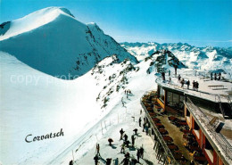 13324557 Corvatsch Silvaplana GR Endstation Dee Corvatschbahn Bergrestaurant Cor - Sonstige & Ohne Zuordnung