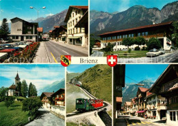 13319389 Brienz BE Ortsmotive Innenstadt Kirche Zahnradbahn Bergbahn Alpen Brien - Autres & Non Classés