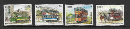 IRLANDE 1987 TRAMWAYS  YVERT N°618/621 NEUF MNH** - Tram