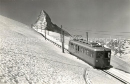 13317257 Zermatt VS Gornergratbahn Mit Matterhorn Walliser Alpen Zermatt VS - Autres & Non Classés