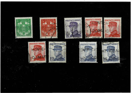 MONACO ,"Stemma O Effigie" ,9 Pezzi Usati ,qualita Ottima - Used Stamps