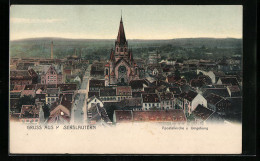 AK Kaiserslautern, Apostelkirche Und Umgebung  - Kaiserslautern