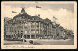 AK Berlin, Kaufhaus Hertie Am Alexanderplatz  - Mitte