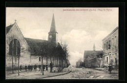 CPA Neufchatel-en-Saosnois, Place De L`Eglise  - Other & Unclassified