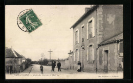 CPA Joué-L`Abbé, Ecole Des Garcons Et Mairie  - Other & Unclassified